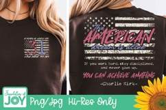 Charlie Kirk quote dtf, Patriotic png Product Image 4
