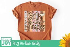 Faith Brews Miracles Coffee PNG, Christian mom png Product Image 3