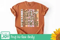 Faith Brews Miracles Coffee PNG, Christian mom png Product Image 3