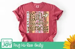 Faith Brews Miracles Coffee PNG, Christian mom png Product Image 4