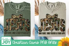 Camo Christian png, Camouflage png, Religious quotes dtf Product Image 6