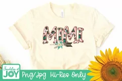 Gigi, Mama, Nana, Mimi leopard print names sublimation, png Product Image 5