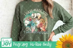 I have made you, I will carry you, Mama Bear png, Scripture Product Image 2