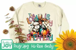 The Lord is my Shepherd png, Christian Fall png Product Image 3
