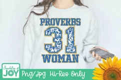 Proverbs 31 png, Christian Woman png, BIble Verse png Product Image 2
