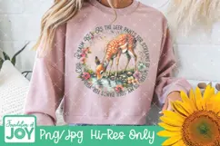 As the deer pants png, Bible Verse png, Christian scripture Product Image 3