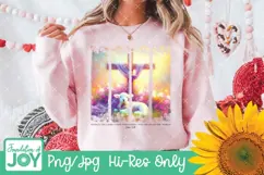 Behold, the lamb of God png, Christian Easter dtf Product Image 3