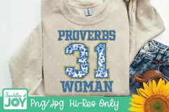Proverbs 31 png, Christian Woman png, BIble Verse png Product Image 3