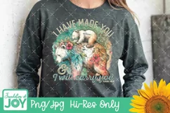 I have made you, I will carry you, Mama Bear png, Scripture Product Image 3