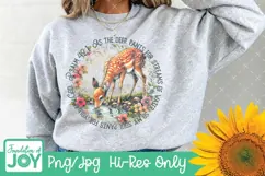 As the deer pants png, Bible Verse png, Christian scripture Product Image 4