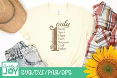 Only one body spirit hope faith baptism svg, Bible verse svg Product Image 3