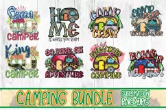 Camping quotes sublimation, Camper png, Camp Crew Product Image 1