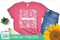 Love Never Fails svg, Valentine's Day svg, Bible Verse svg Product Image 2