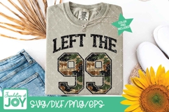 Left the 99 svg, Bible verse png, Christian Camouflage Product Image 1
