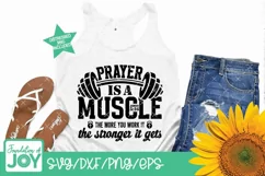 Christian Fitness svg, Religious Workout, Gymn svg Product Image 2
