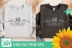 Life is better with a Golden Retriever svg, Continuous Line Product Image 2