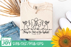 Glory to God in the highest svg, Continuous Line art png Product Image 2