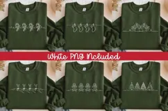 Christmas Line art, Continuous Line art png svg Product Image 2