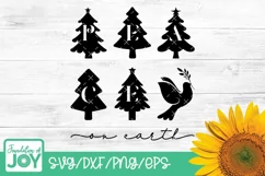 Peace on Earth svg, Groovy Christmas png, Holiday svg Product Image 1
