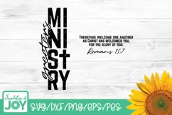Greeters Ministry svg, Bible Verse svg, Church Ministry Product Image 4