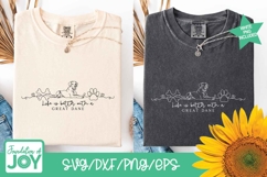 life is better with a great dane svg, continuous line art, Product Image 2