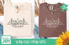 Be the Light svg, Matthew 5:14 svg, continuous line svg Product Image 2