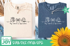 My weekend is booked svg, Continuous line art png Product Image 2