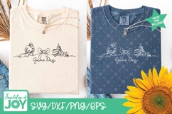 Game Day svg , Hockey png, Continuous line art Product Image 2