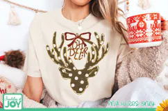 Christmas Deer PNG, Glitter Reindeer PNG Product Image 2