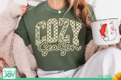 Cozy Season png, Camo Hunter png, Checkered Season Product Image 2
