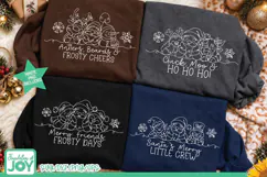 Christmas SVG Four Designs, 4 Cute Santa Christmas Designs Product Image 3