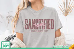Sanctified-ish Behavior PNG | Funny Christian Design Product Image 3