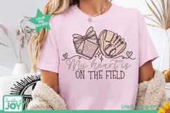 Baseball Mom SVG, 4 Coquette Bow Designs, Game Day cut files Product Image 3