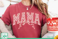 Christmas Mama PNG, Merry Mama Candy Cane Product Image 3