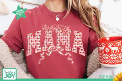 Christmas Mama PNG, Merry Mama Candy Cane Product Image 4