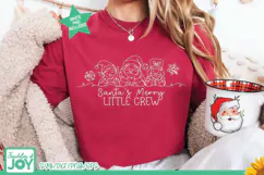 Christmas SVG Four Designs, 4 Cute Santa Christmas Designs Product Image 4