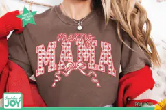 Christmas Mama PNG, Merry Mama Candy Cane Product Image 6