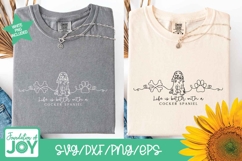 Life is Better with a Cocker Spaniel svg, continuous line Product Image 3