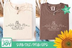 Life is better with a Siberian Husky svg, monoline art Product Image 3