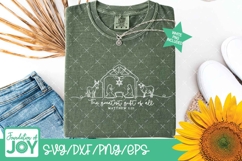 The greatest gift of all svg, Nativity scene Product Image 4