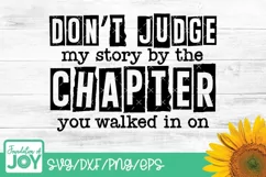 Christian quote svg, My story, Don't Judge Product Image 1