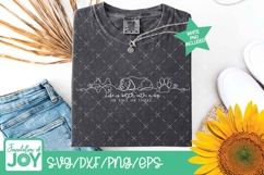 Life is better with a dog svg, Continuous Line art png Product Image 5