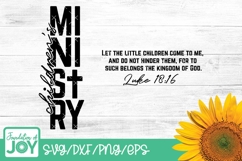 Children&#039;s Ministry svg, Bible Verse svg, Church Staff Product Image 4