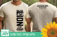 Lion of Judah, Christian Men svg, Christian Apparel Product Image 1