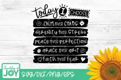 Today I choose svg, Faith over fear, Grace over Grit Product Image 1