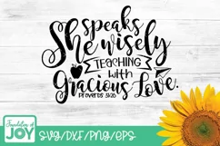 Teacher Bible Verse svg, School svg, Love svg, Teach Svg Product Image 1