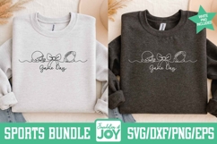 Sports Line Art Bundle, Continuous line art Product Image 6