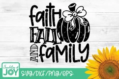 Faith Fall and Family svg, Christian Fall png Product Image 1