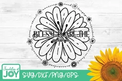 The Beatitudes svg,Flower svg, Wildflowers svg, Bible Verse Product Image 1
