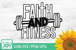 Christian Fitness svg, Religious Workout, Gymn svg Product Image 1